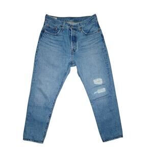 Levi’s Premium 501 Original Fit Jeans W27 L26  High Rise Button Fly –Light Wash